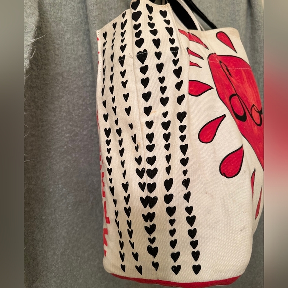 Brighton Red Heart Tote Bag - Picture 4 of 5